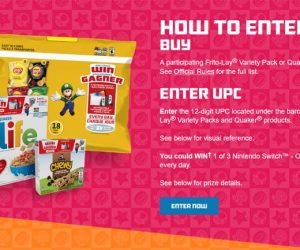 Nintendo Switch Bundle Contest by Frito-Lay & Quaker
