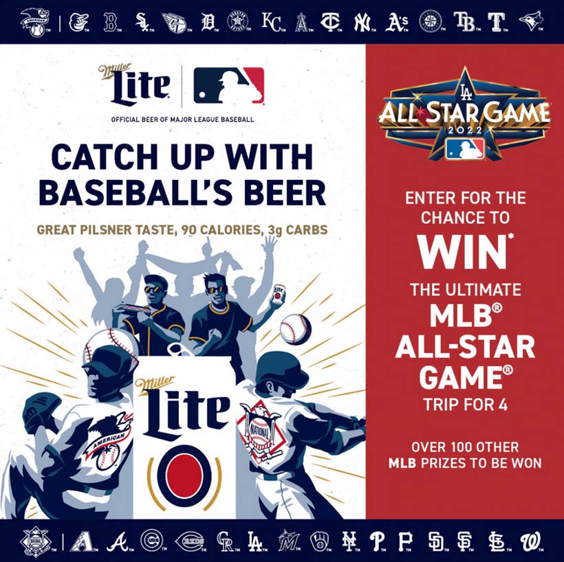 Prizes of All-Star Game Experience Contest by Miller Lite