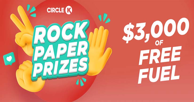 Rock Paper Prizes Win Fuel Contest by Circle K