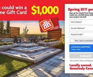 Win a $1,000 Gift Card Contest by Home Hardware
