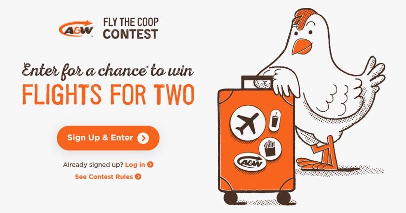 Fly the Coop Contest by A&W