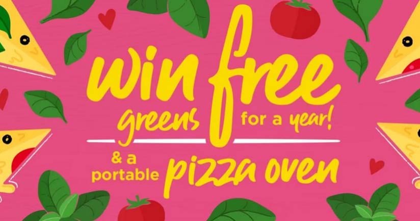 Win Free Greens for a year Sweepstakes by Organicgirl