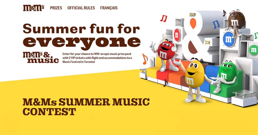 Summer Music Contest by m&m's