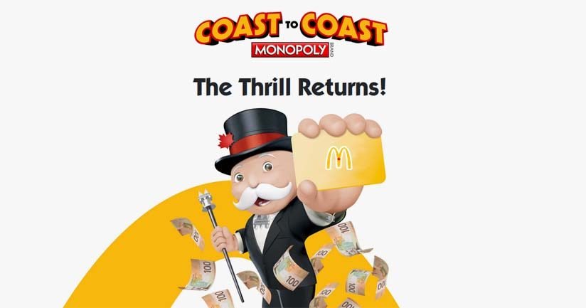 Monopoly Coast to Coast Game by McDonald’s
