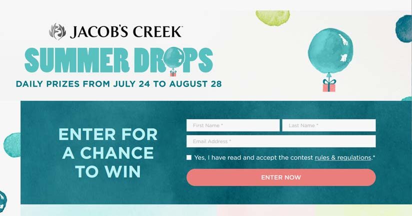 Jacob’s Creek Dots Summer Drop Contest
