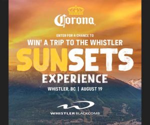 Whistler Sunsets Event Contest by Corona