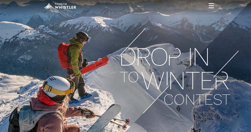Drop In to Winter Contest by Tourism Whistler
