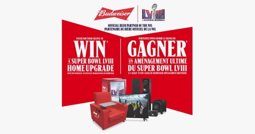 Super Bowl Home Upgrade Contest by Budweiser