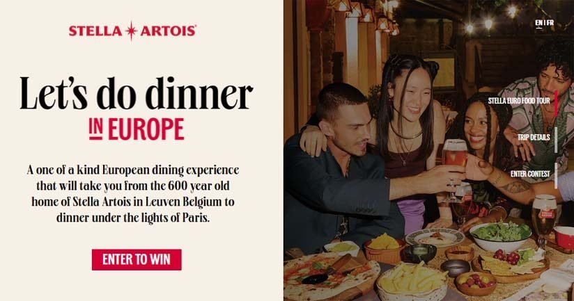 Stella Artois European Food Tour Contest