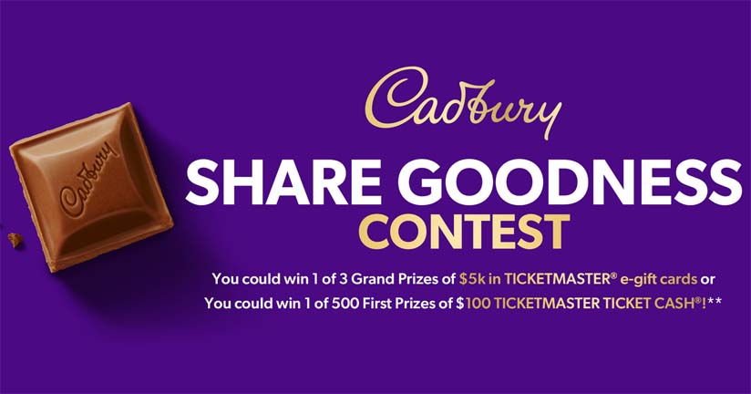 Cadbury Share Goodness Contest