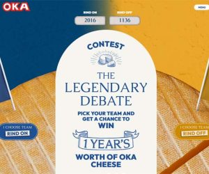 Win 1 year of Free OKA cheese Contest